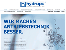 Tablet Screenshot of hydropa.de